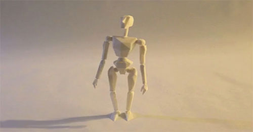 Mini film made ​​on Google Sketchup and a 3D printer