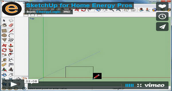 SketchUp Training for Home Energy Professionals - RESNET 2014