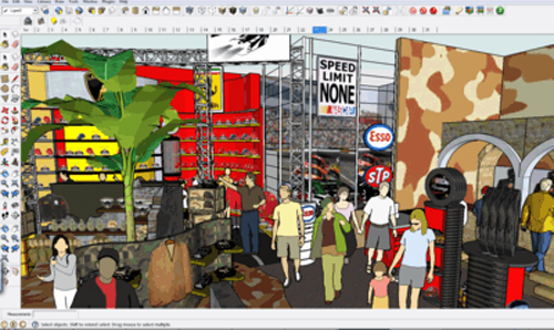 How to easily edit components and groups in sketchup for a larger and complicated project