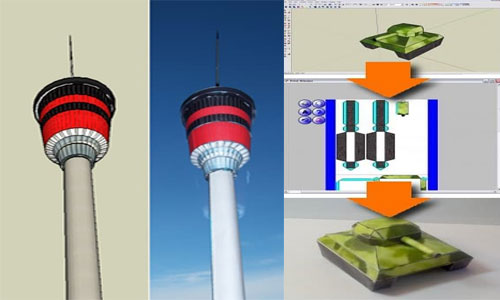 Waybe: to build with SketchUp models
