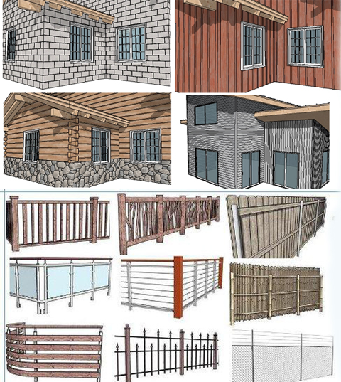 sketchup instant fence and railing plugin