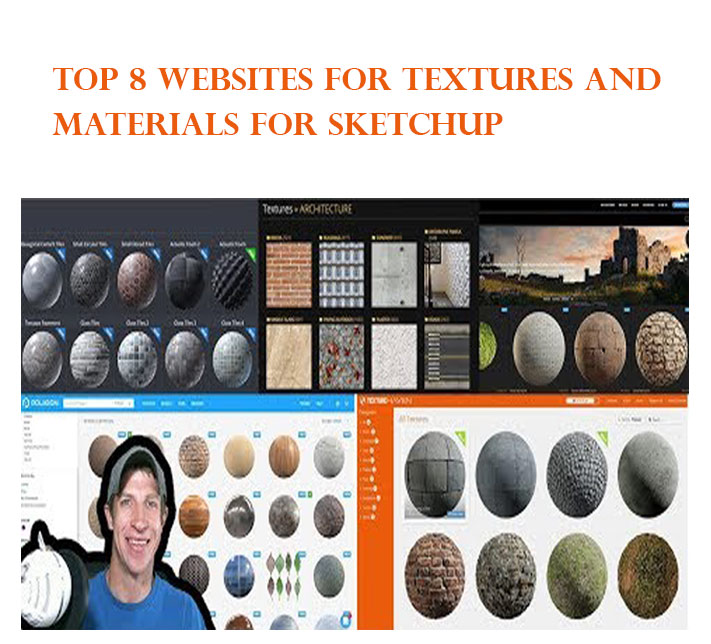 Top 8 Websites for Textures and Materials for SketchUp