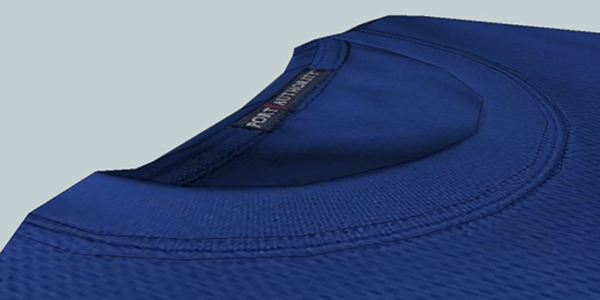 How to model a folded tshirt